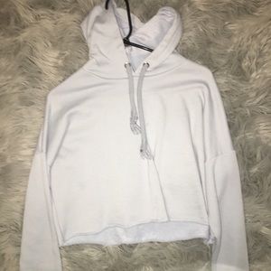 Light blue crop sweatshirt